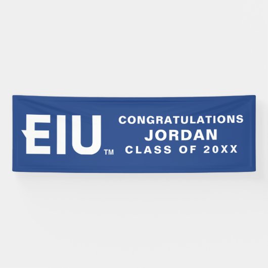 EIU-blokletter Spandoek (Horizontaal)
