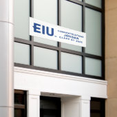 EIU-blokletter Spandoek (Buitenkant Gebouw)