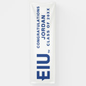 EIU-blokletter Spandoek (Verticaal)