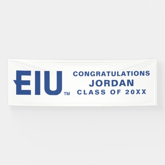 EIU-blokletter Spandoek (Horizontaal)