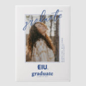 EIU-blokletter Vellum Uitnodigingen (Voorkant)