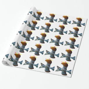 Eivormige Ontwerpen met een Knik Cadeaupapier