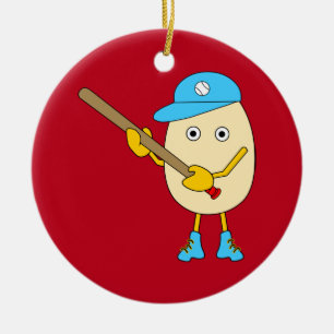 Eiwitbal Eifkop Keramisch Ornament