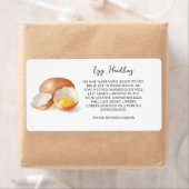 Eiwitbehandeling Sticker Verpakking Etiket (Insitu)