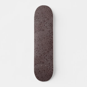 Eiwitbruine druppeltjes skateboard