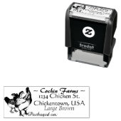 Eiwitkartonstempel Zelfinktende Stempel (In situ)