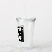Eiwitmaanpatroon Confetti Acryl Drinkbeker (Links)