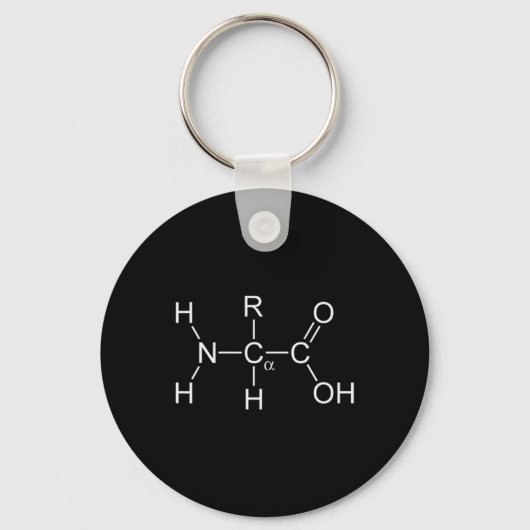 Eiwitmolecuul - Gym en chemie Bodybuilding Sleutelhanger (Voorkant)