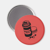 Eiwitpillen bowie magnet magneet (Voorkant / Achterkant)