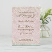 Ejaculation rose - Faire-part de mariage (Debout devant)