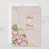 Ejaculation rose - Faire-part de mariage (Dos)