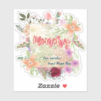 Ejemplo insignia de donaciones para Inmi Rega Bou Sticker