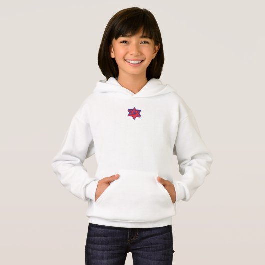 #EJH Kinderen sweatshirt in het wit (Voorkant volledig)