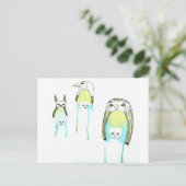 Ejipchins Briefkaart (Staand voorkant)