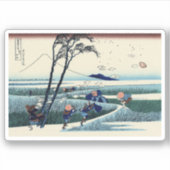 Ejiri in de provincie Suruga Sticker (Voorkant)