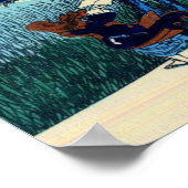 Ejiri in Suruga Provincie Katsushika Hokusai 1832 Poster (Hoek)