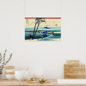 Ejiri in Suruga Provincie Katsushika Hokusai 1832 Poster (Keuken)