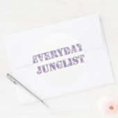 EJPurple Ronde Sticker (Envelop)