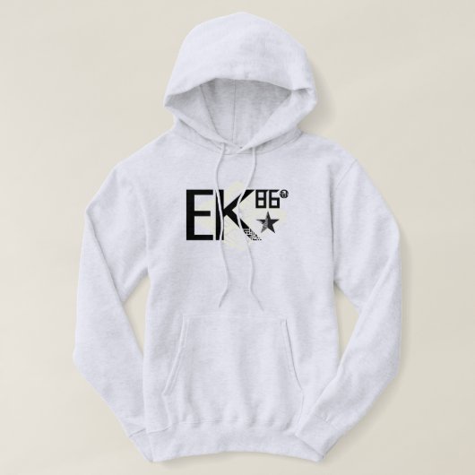 EK86 BLK LOGO HOODIE (Design voorkant)