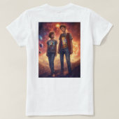 Ek Kahani Safed Rang Mein T-shirt (Design achterkant)