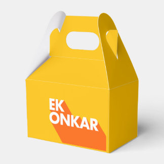 Ek Onkar Contemmodern SIkh Favor Box Bedankdoosjes