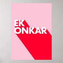 Ek Onkar Poster Contemporain Design