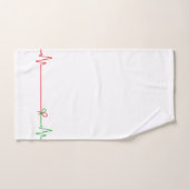 EKG Heart Beat - La vie continue (Serviette à main)