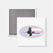 EKG Paramedic USA Magneet (Voorkant / Achterkant)