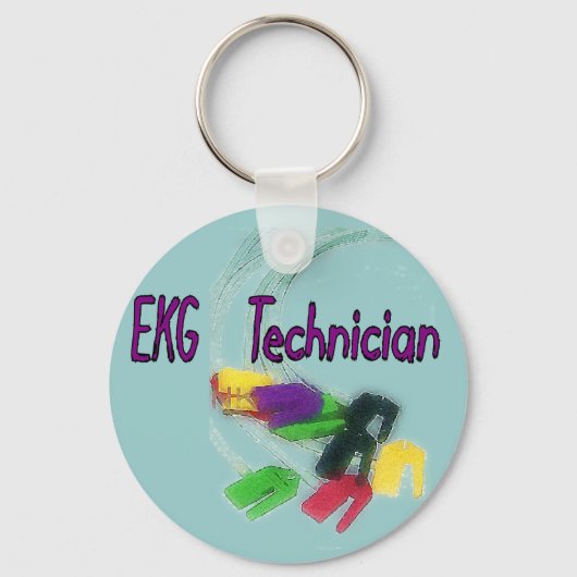 EKG-technicus Gifts Sleutelhanger (Voorkant)