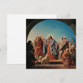 Ekman - Jezus wekt Lazarus Feestdagenkaart (Voorkant / Achterkant)