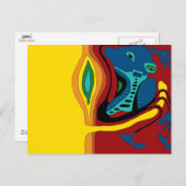 ekos carte postale paralysée (Devant / Derrière)