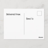 Ekster met verjaardagshoed confetti achtergrond briefkaart (Achterkant)