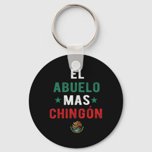 El Abuelo Mas Chingon Spaanse dag van de vaders va Sleutelhanger