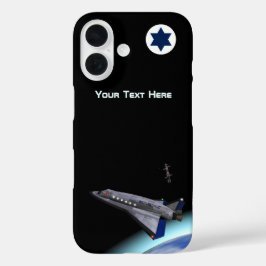El Al Maslool Space Shuttle iPhone 16 Hoesje