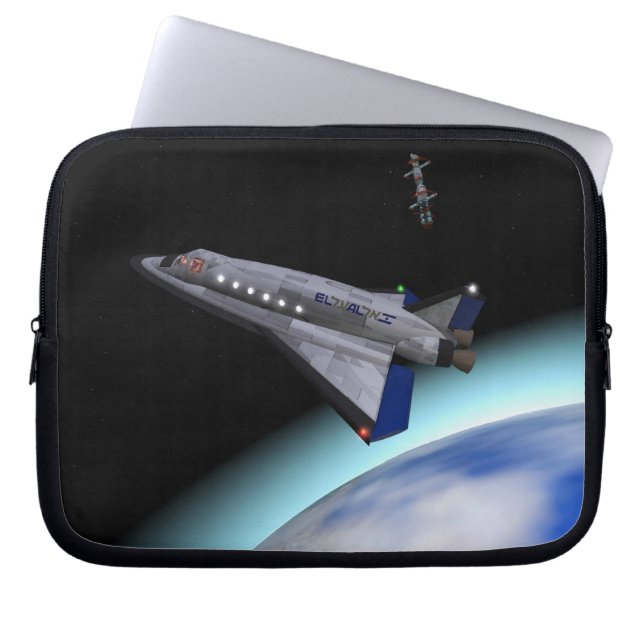 El Al Maslool Space Shuttle Laptop Sleeve (Voorkant)