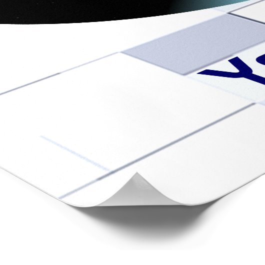 El Al Maslool Space Shuttle Poster (Hoek)