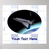 El Al Maslool Space Shuttle Poster (Voorkant)