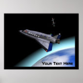 El Al Space Shuttle Poster (Voorkant)