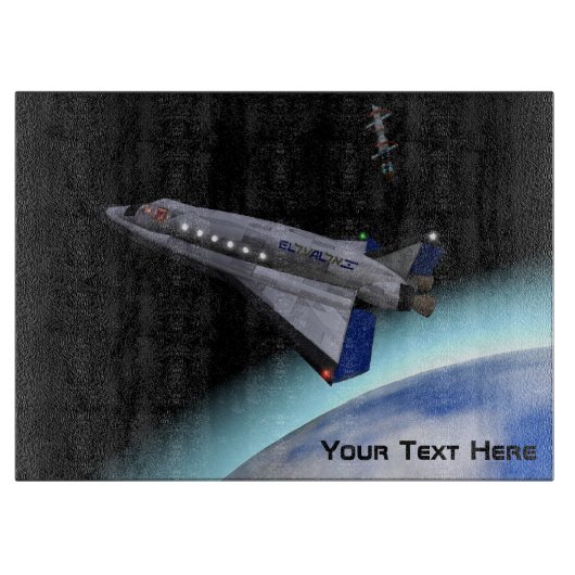 El Al Space Shuttle Snijplank (Voorkant)