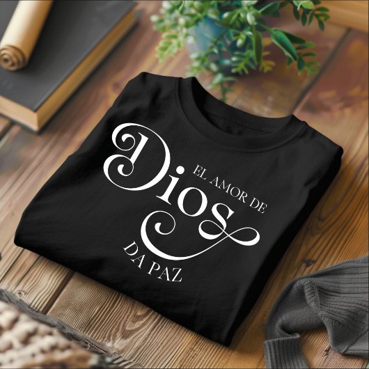 El Amor De Dios Chrétien T-shirt Espagnol