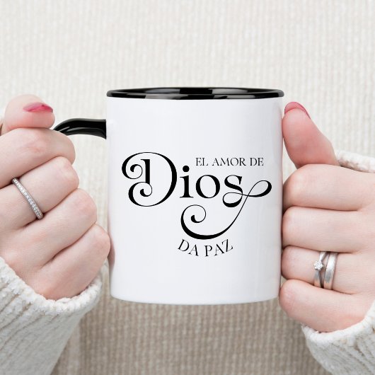 El Amor De Dios Espagnol Café Chrétien Mug