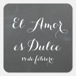 El Amor es Dulce- Pas deze stickers aan
