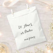 El Amor es Dulce- Personnaliser ces sacs de faveur (Coupé)