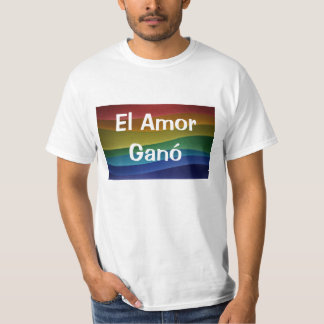El Amor Ganó - mannen T-shirt