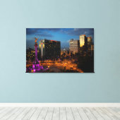 El Angel De Independencia, Mexicaans Landmark Canvas Afdruk (Insitu (Houten vloer))