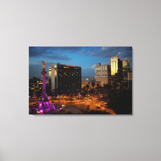 El Angel De Independencia, Mexicaans Landmark Canvas Afdruk (Voorkant)