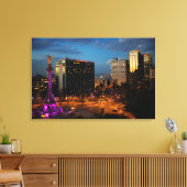 El Angel De Independencia, Mexicaans Landmark Canvas Afdruk (Insitu (Woonkamer))
