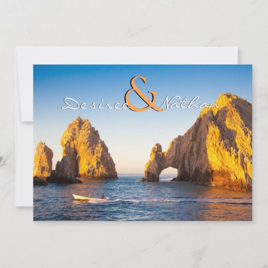 EL Arco - faire-part de mariage de Cabo San Lucas (Devant)