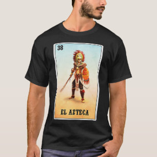 El Azteca Eagle Warriors Meico Aztec Knachten T-shirt