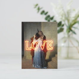 El Bacio Remix – Neon “LOVE” Muurkunst & Merchandi Briefkaart